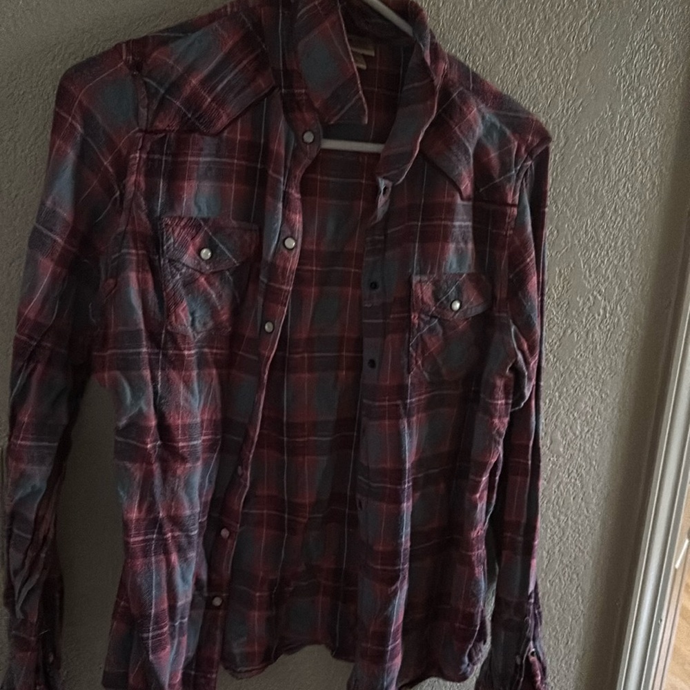 Mossimo plaid long sleeves